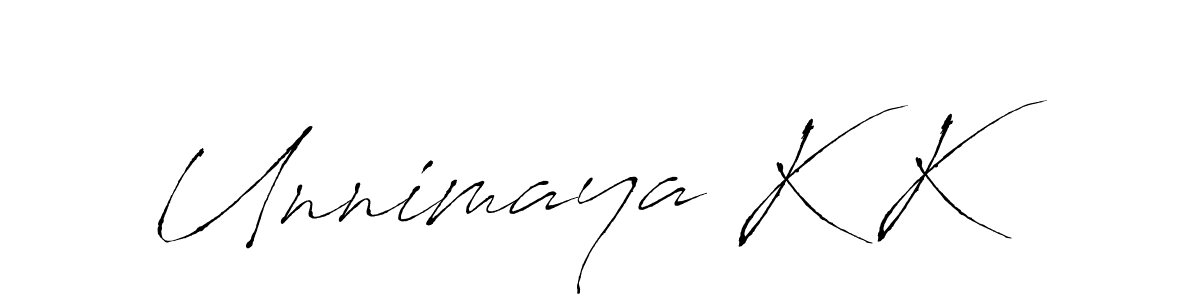 Make a beautiful signature design for name Unnimaya K K. Use this online signature maker to create a handwritten signature for free. Unnimaya K K signature style 6 images and pictures png