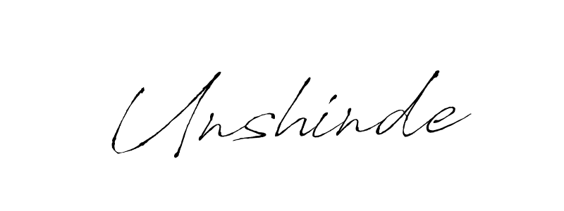 You should practise on your own different ways (Antro_Vectra) to write your name (Unshinde) in signature. don't let someone else do it for you. Unshinde signature style 6 images and pictures png