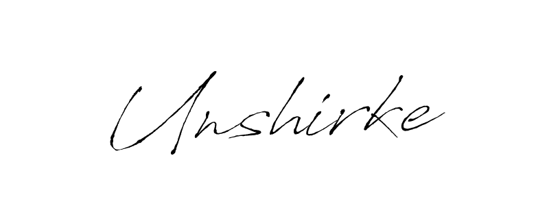 Make a beautiful signature design for name Unshirke. Use this online signature maker to create a handwritten signature for free. Unshirke signature style 6 images and pictures png