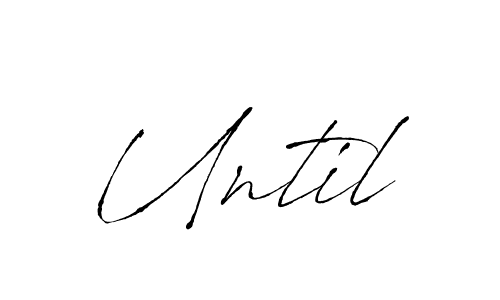 You should practise on your own different ways (Antro_Vectra) to write your name (Until) in signature. don't let someone else do it for you. Until signature style 6 images and pictures png