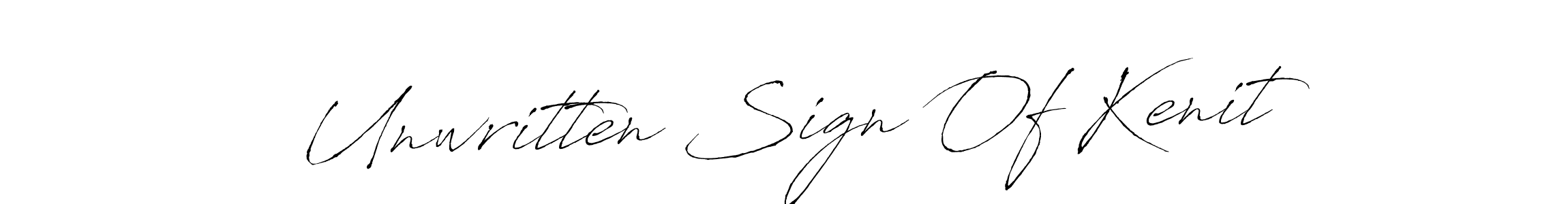 How to make Unwritten Sign Of Kenit name signature. Use Antro_Vectra style for creating short signs online. This is the latest handwritten sign. Unwritten Sign Of Kenit signature style 6 images and pictures png
