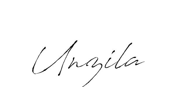 The best way (Antro_Vectra) to make a short signature is to pick only two or three words in your name. The name Unzila include a total of six letters. For converting this name. Unzila signature style 6 images and pictures png