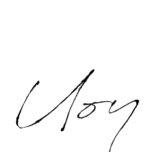 Antro_Vectra is a professional signature style that is perfect for those who want to add a touch of class to their signature. It is also a great choice for those who want to make their signature more unique. Get Uoy name to fancy signature for free. Uoy signature style 6 images and pictures png