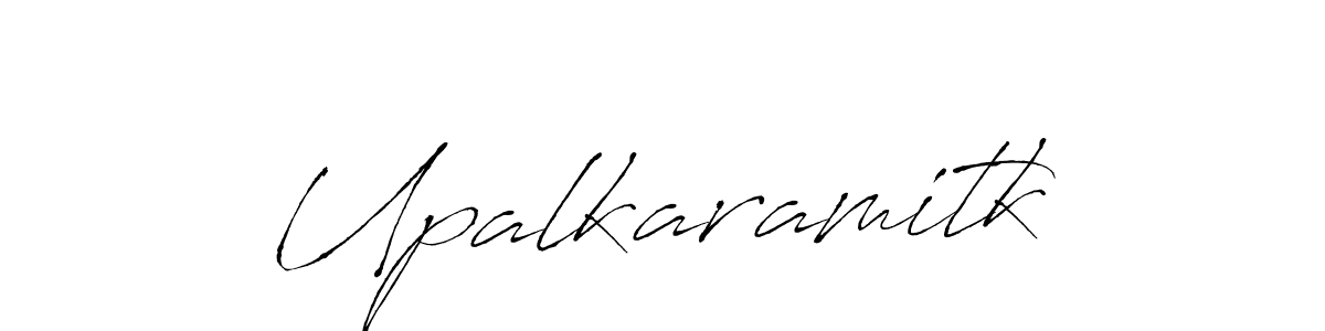 How to make Upalkaramitk name signature. Use Antro_Vectra style for creating short signs online. This is the latest handwritten sign. Upalkaramitk signature style 6 images and pictures png