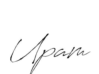Upam stylish signature style. Best Handwritten Sign (Antro_Vectra) for my name. Handwritten Signature Collection Ideas for my name Upam. Upam signature style 6 images and pictures png