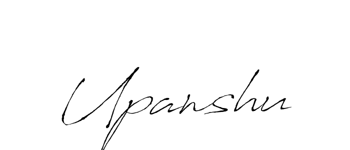 Upanshu stylish signature style. Best Handwritten Sign (Antro_Vectra) for my name. Handwritten Signature Collection Ideas for my name Upanshu. Upanshu signature style 6 images and pictures png