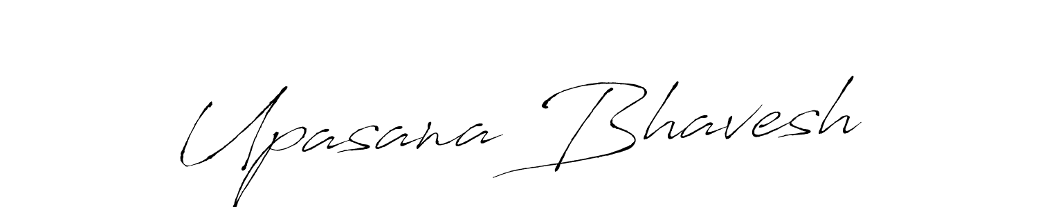 Create a beautiful signature design for name Upasana Bhavesh. With this signature (Antro_Vectra) fonts, you can make a handwritten signature for free. Upasana Bhavesh signature style 6 images and pictures png