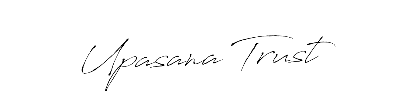 Design your own signature with our free online signature maker. With this signature software, you can create a handwritten (Antro_Vectra) signature for name Upasana Trust. Upasana Trust signature style 6 images and pictures png