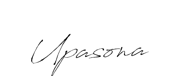 Make a beautiful signature design for name Upasona. With this signature (Antro_Vectra) style, you can create a handwritten signature for free. Upasona signature style 6 images and pictures png