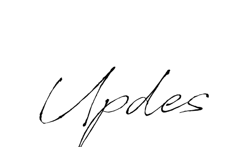 How to Draw Updes signature style? Antro_Vectra is a latest design signature styles for name Updes. Updes signature style 6 images and pictures png