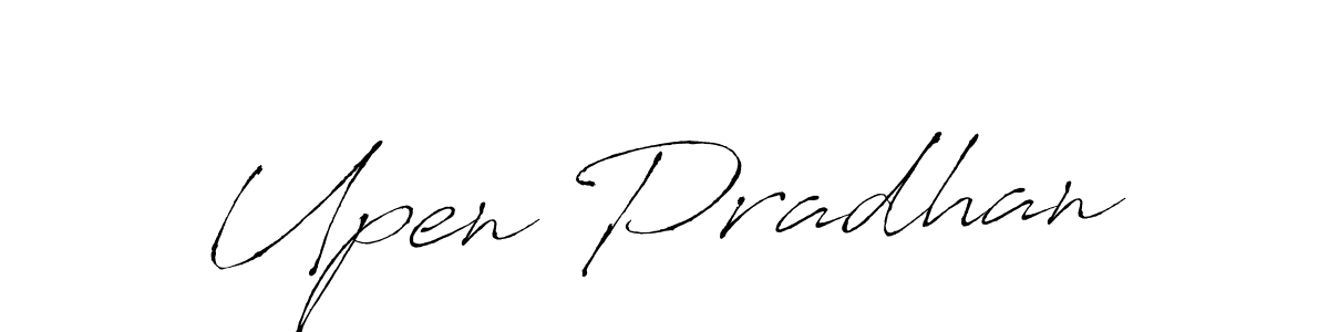 How to make Upen Pradhan signature? Antro_Vectra is a professional autograph style. Create handwritten signature for Upen Pradhan name. Upen Pradhan signature style 6 images and pictures png