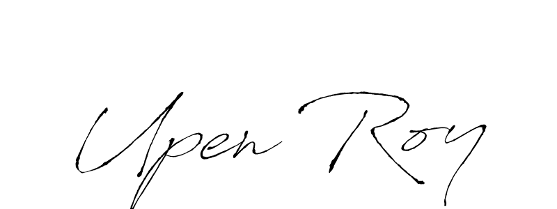 Create a beautiful signature design for name Upen Roy. With this signature (Antro_Vectra) fonts, you can make a handwritten signature for free. Upen Roy signature style 6 images and pictures png