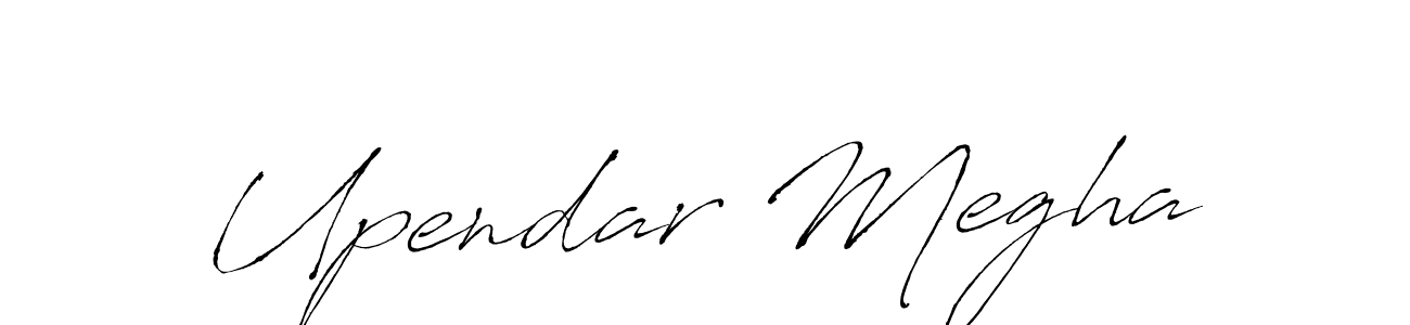 Design your own signature with our free online signature maker. With this signature software, you can create a handwritten (Antro_Vectra) signature for name Upendar Megha. Upendar Megha signature style 6 images and pictures png
