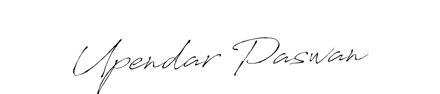 How to make Upendar Paswan name signature. Use Antro_Vectra style for creating short signs online. This is the latest handwritten sign. Upendar Paswan signature style 6 images and pictures png