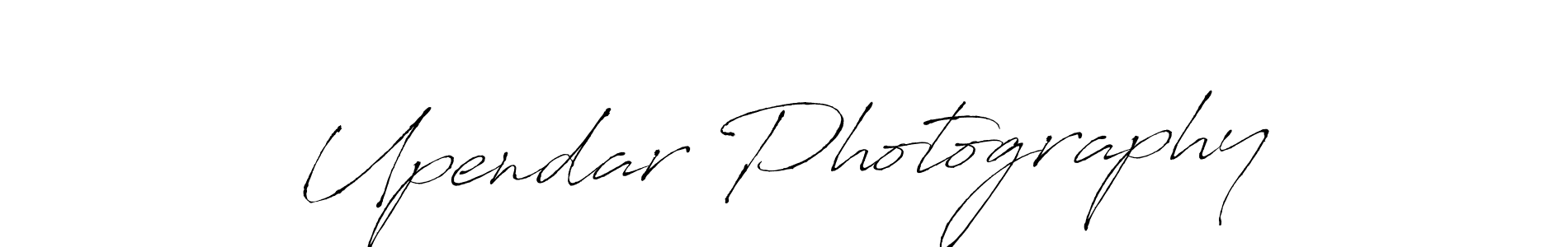Make a beautiful signature design for name Upendar Photography. With this signature (Antro_Vectra) style, you can create a handwritten signature for free. Upendar Photography signature style 6 images and pictures png