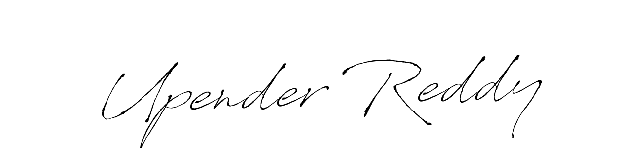 Similarly Antro_Vectra is the best handwritten signature design. Signature creator online .You can use it as an online autograph creator for name Upender Reddy. Upender Reddy signature style 6 images and pictures png