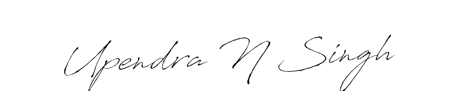 Also we have Upendra N Singh name is the best signature style. Create professional handwritten signature collection using Antro_Vectra autograph style. Upendra N Singh signature style 6 images and pictures png