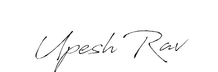 How to make Upesh Rav signature? Antro_Vectra is a professional autograph style. Create handwritten signature for Upesh Rav name. Upesh Rav signature style 6 images and pictures png