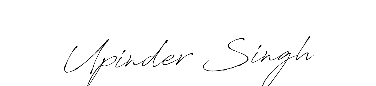 Design your own signature with our free online signature maker. With this signature software, you can create a handwritten (Antro_Vectra) signature for name Upinder Singh. Upinder Singh signature style 6 images and pictures png
