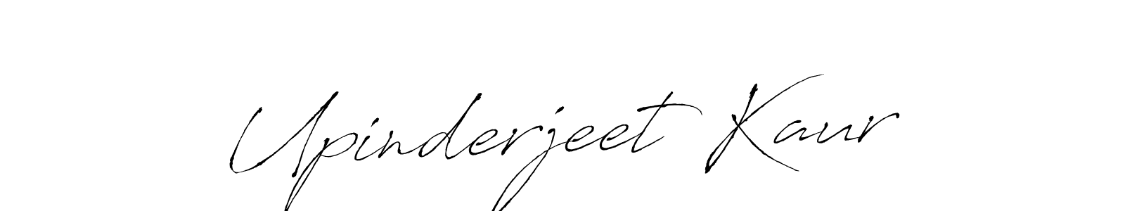 Also we have Upinderjeet Kaur name is the best signature style. Create professional handwritten signature collection using Antro_Vectra autograph style. Upinderjeet Kaur signature style 6 images and pictures png