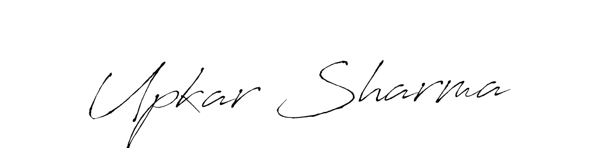 This is the best signature style for the Upkar Sharma name. Also you like these signature font (Antro_Vectra). Mix name signature. Upkar Sharma signature style 6 images and pictures png