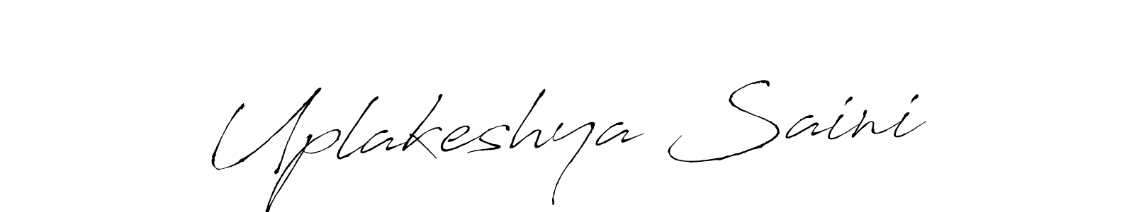 Also we have Uplakeshya Saini name is the best signature style. Create professional handwritten signature collection using Antro_Vectra autograph style. Uplakeshya Saini signature style 6 images and pictures png