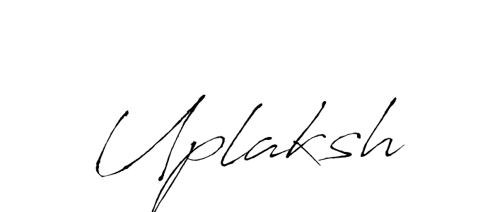 How to make Uplaksh name signature. Use Antro_Vectra style for creating short signs online. This is the latest handwritten sign. Uplaksh signature style 6 images and pictures png