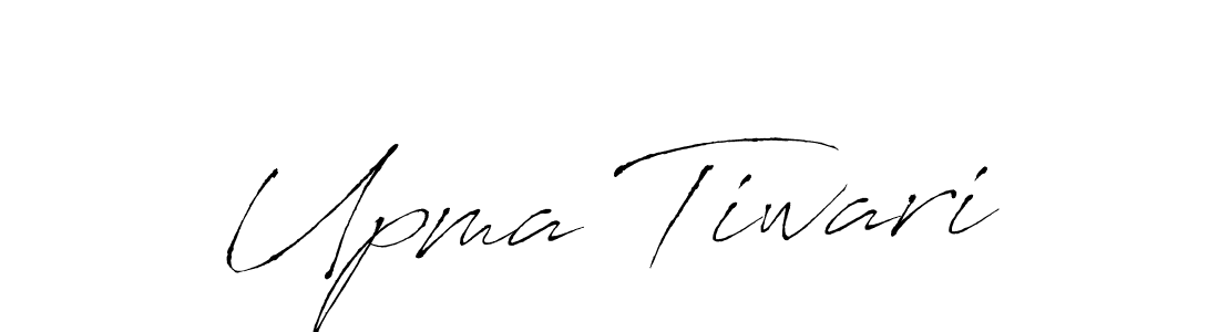 Create a beautiful signature design for name Upma Tiwari. With this signature (Antro_Vectra) fonts, you can make a handwritten signature for free. Upma Tiwari signature style 6 images and pictures png