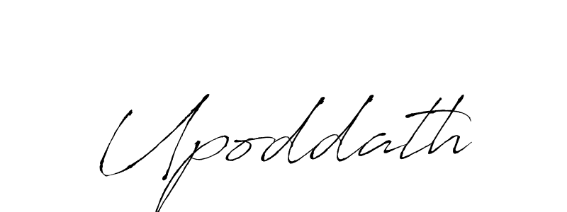 Design your own signature with our free online signature maker. With this signature software, you can create a handwritten (Antro_Vectra) signature for name Upoddath. Upoddath signature style 6 images and pictures png