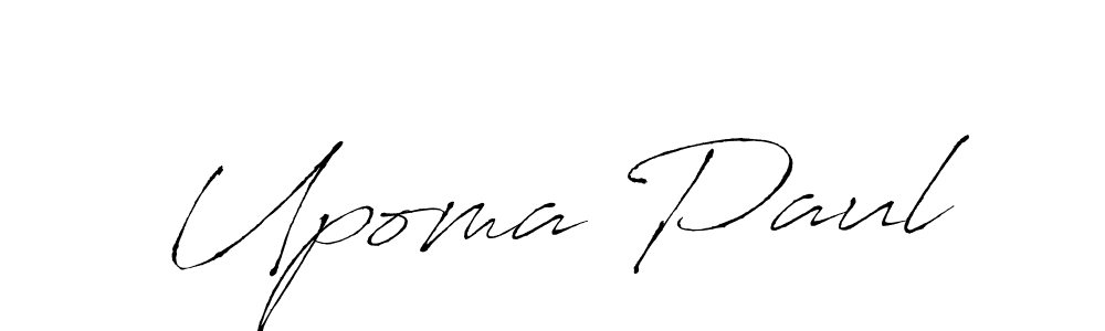 Design your own signature with our free online signature maker. With this signature software, you can create a handwritten (Antro_Vectra) signature for name Upoma Paul. Upoma Paul signature style 6 images and pictures png