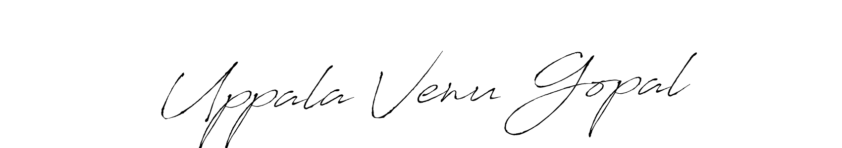 Antro_Vectra is a professional signature style that is perfect for those who want to add a touch of class to their signature. It is also a great choice for those who want to make their signature more unique. Get Uppala Venu Gopal name to fancy signature for free. Uppala Venu Gopal signature style 6 images and pictures png