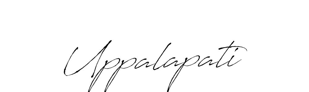 Uppalapati stylish signature style. Best Handwritten Sign (Antro_Vectra) for my name. Handwritten Signature Collection Ideas for my name Uppalapati. Uppalapati signature style 6 images and pictures png