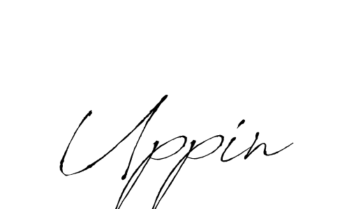 Antro_Vectra is a professional signature style that is perfect for those who want to add a touch of class to their signature. It is also a great choice for those who want to make their signature more unique. Get Uppin name to fancy signature for free. Uppin signature style 6 images and pictures png