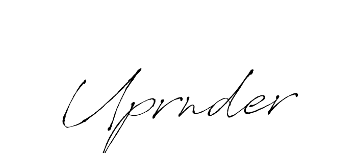 Design your own signature with our free online signature maker. With this signature software, you can create a handwritten (Antro_Vectra) signature for name Uprnder. Uprnder signature style 6 images and pictures png