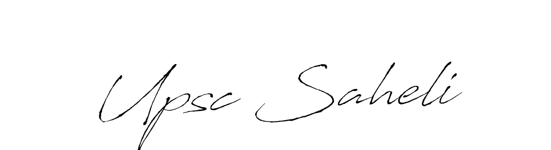 Make a beautiful signature design for name Upsc Saheli. Use this online signature maker to create a handwritten signature for free. Upsc Saheli signature style 6 images and pictures png