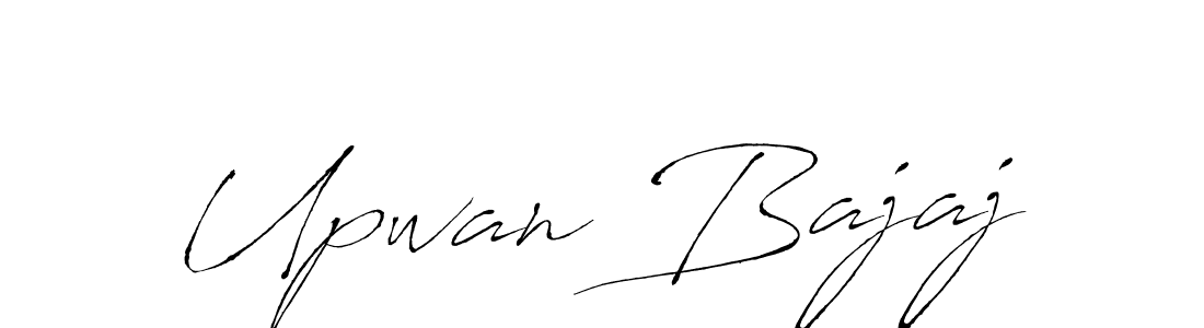 Create a beautiful signature design for name Upwan Bajaj. With this signature (Antro_Vectra) fonts, you can make a handwritten signature for free. Upwan Bajaj signature style 6 images and pictures png