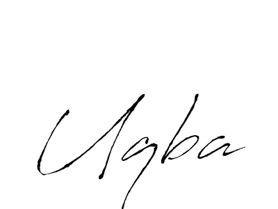 Use a signature maker to create a handwritten signature online. With this signature software, you can design (Antro_Vectra) your own signature for name Uqba. Uqba signature style 6 images and pictures png