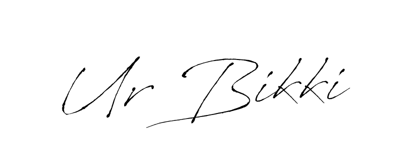 You should practise on your own different ways (Antro_Vectra) to write your name (Ur Bikki) in signature. don't let someone else do it for you. Ur Bikki signature style 6 images and pictures png