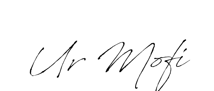 Create a beautiful signature design for name Ur Mofi. With this signature (Antro_Vectra) fonts, you can make a handwritten signature for free. Ur Mofi signature style 6 images and pictures png
