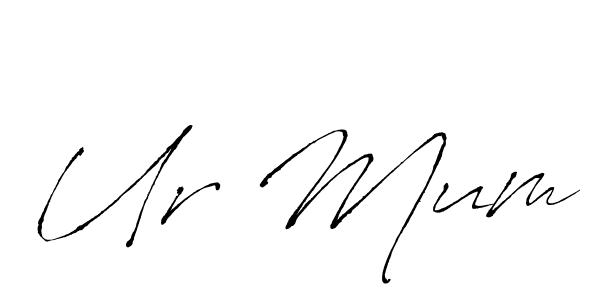 Best and Professional Signature Style for Ur Mum. Antro_Vectra Best Signature Style Collection. Ur Mum signature style 6 images and pictures png