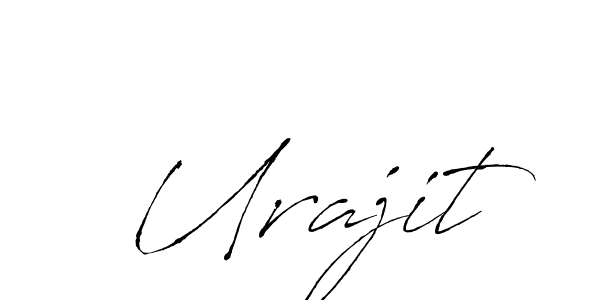 Antro_Vectra is a professional signature style that is perfect for those who want to add a touch of class to their signature. It is also a great choice for those who want to make their signature more unique. Get Urajit name to fancy signature for free. Urajit signature style 6 images and pictures png