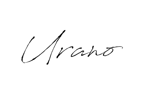 Use a signature maker to create a handwritten signature online. With this signature software, you can design (Antro_Vectra) your own signature for name Urano. Urano signature style 6 images and pictures png