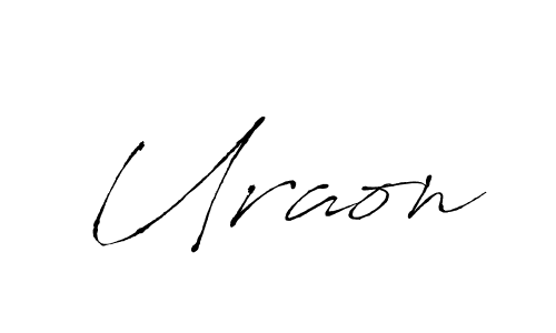 How to Draw Uraon signature style? Antro_Vectra is a latest design signature styles for name Uraon. Uraon signature style 6 images and pictures png