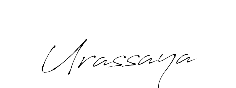 Create a beautiful signature design for name Urassaya. With this signature (Antro_Vectra) fonts, you can make a handwritten signature for free. Urassaya signature style 6 images and pictures png