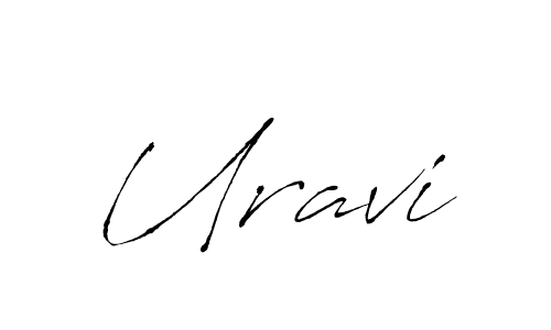 Also we have Uravi name is the best signature style. Create professional handwritten signature collection using Antro_Vectra autograph style. Uravi signature style 6 images and pictures png