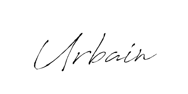 if you are searching for the best signature style for your name Urbain. so please give up your signature search. here we have designed multiple signature styles  using Antro_Vectra. Urbain signature style 6 images and pictures png