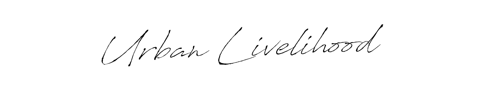 Make a beautiful signature design for name Urban Livelihood. Use this online signature maker to create a handwritten signature for free. Urban Livelihood signature style 6 images and pictures png