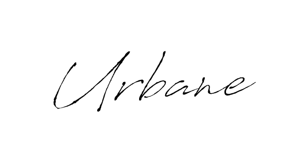 Design your own signature with our free online signature maker. With this signature software, you can create a handwritten (Antro_Vectra) signature for name Urbane. Urbane signature style 6 images and pictures png