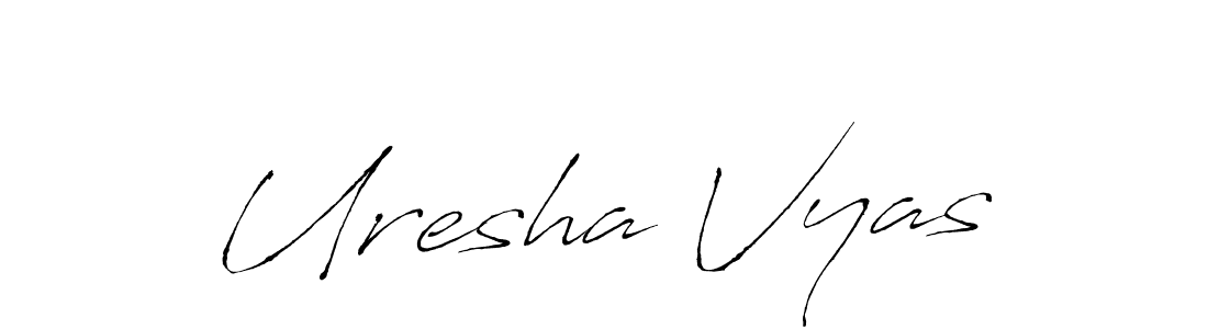 Make a beautiful signature design for name Uresha Vyas. Use this online signature maker to create a handwritten signature for free. Uresha Vyas signature style 6 images and pictures png