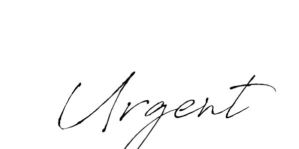 How to make Urgent signature? Antro_Vectra is a professional autograph style. Create handwritten signature for Urgent name. Urgent signature style 6 images and pictures png